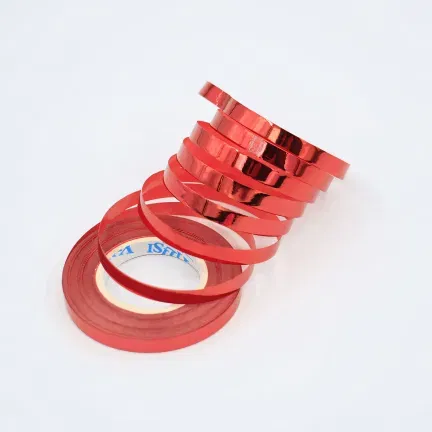 Wstążka do balonów czerwona metaliczna 5mm x 10m Wstążka do balonów czerwona metaliczna 5mm x 10m