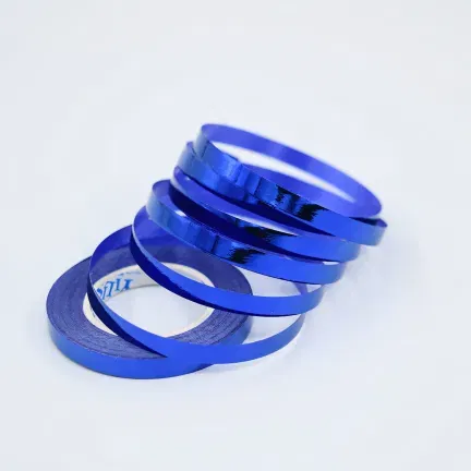 Wstążka do balonów niebieska metaliczna 5mm x 10m