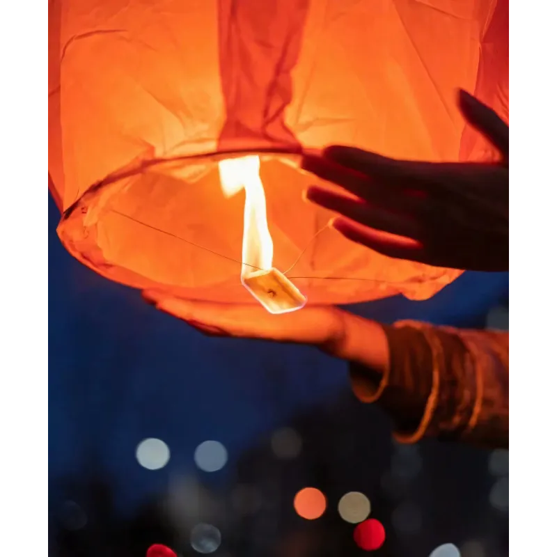 Lampion szczęścia latający chiński czerwone SERCE 88 cm Lampion szczęścia latający chiński czerwone SERCE 88 cm