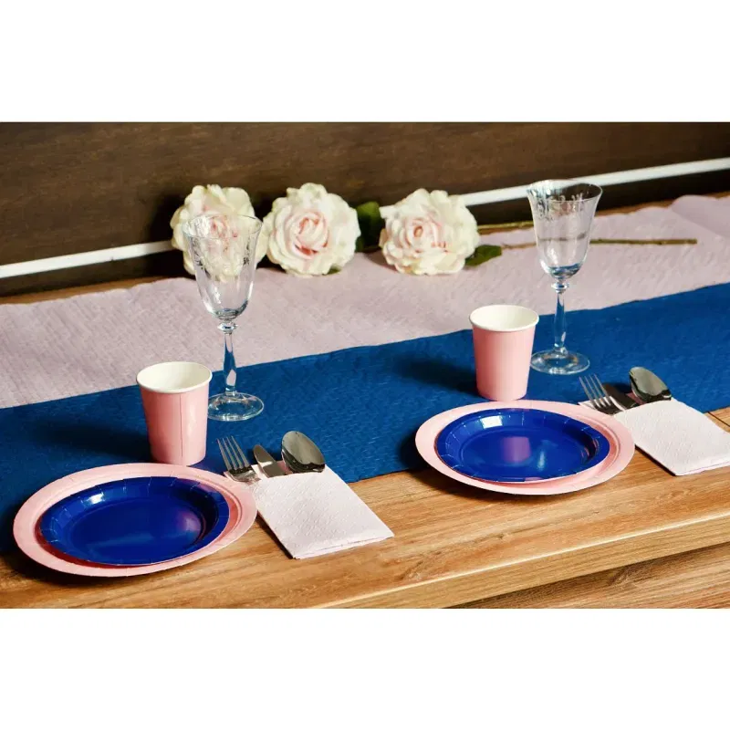 Kieszonki na sztućce białe Inspiration Modern 40cm x 40cm 16 szt.