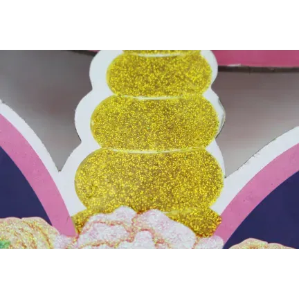 Patera papierowa na ciasto różowy jednorożec Patera papierowa na ciasto różowy jednorożec