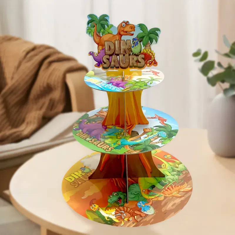 Patera papierowa na ciasto Dinozaury Patera papierowa na ciasto Dinozaury