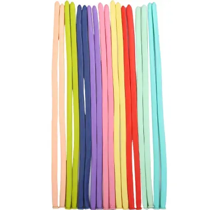 Balony do MODELOWANIA kolorowe macaron rurki 100 szt. Balony do MODELOWANIA kolorowe macaron rurki 100 szt.