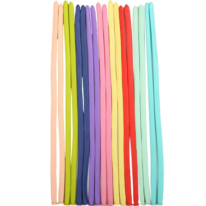 Balony do MODELOWANIA kolorowe macaron rurki 100 szt. Balony do MODELOWANIA kolorowe macaron rurki 100 szt.