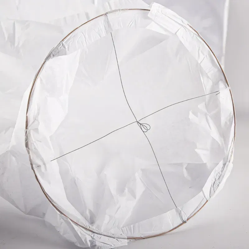 Lampion szczęścia latający chiński BIAŁY 82 cm