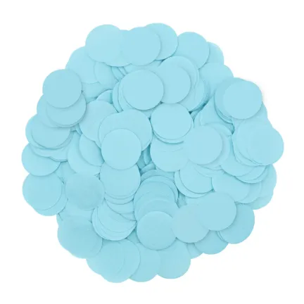 Konfetti papierowe 15 g - niebieskie