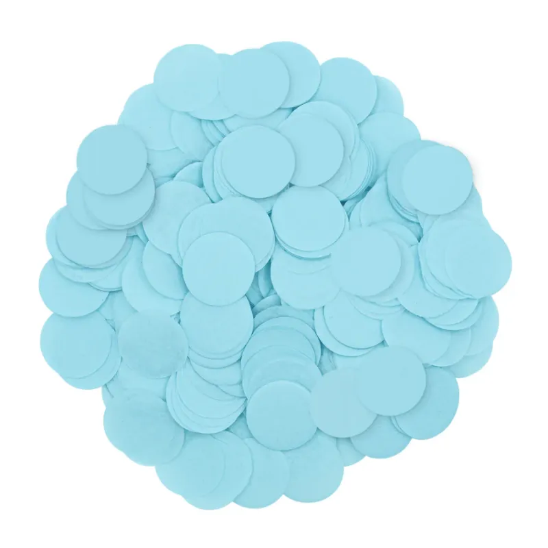 Konfetti papierowe 15 g - niebieskie