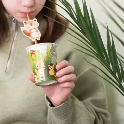 Kubek Leśni przyjaciele 220ml 6szt.