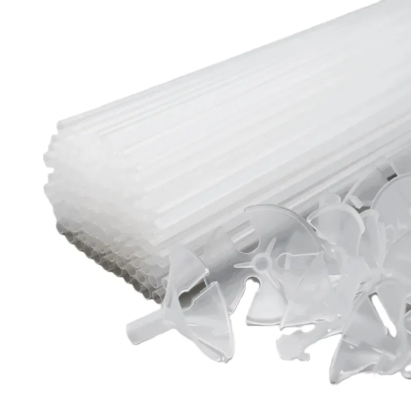 Patyczki do balonów z koszyczkami transparentne Długie 40 cm 100 szt. Patyczki do balonów z koszyczkami transparentne Długie 40 cm 100 szt.