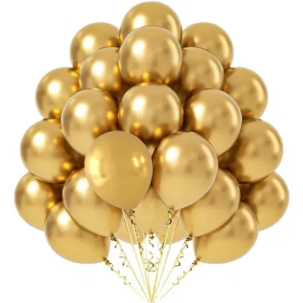 Balony METALICZNE professional ZŁOTE 30cm 50szt.