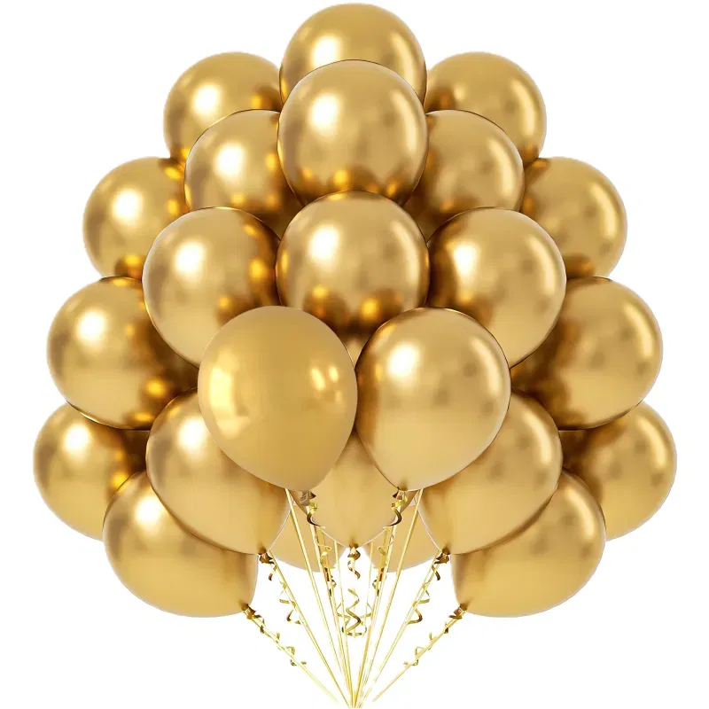 Balony METALICZNE professional ZŁOTE 30cm 50szt.