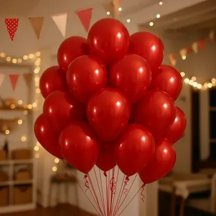 Balony PASTELOWE czerwone WINE 12"/30cm 100 sztuk