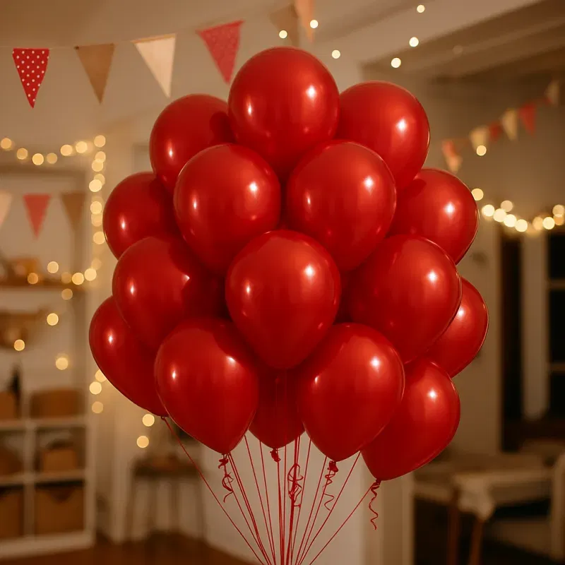 Balony PASTELOWE czerwone WINE 12"/30cm 100 sztuk