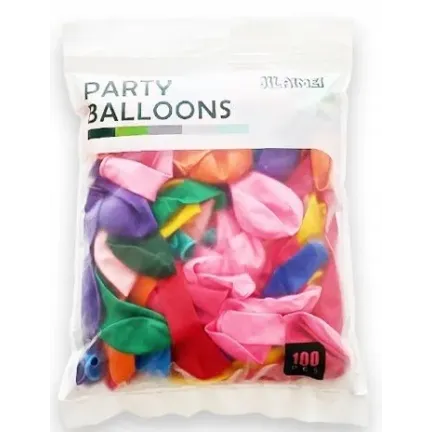 Balony PASTELOWE kolorowe MIX 12"/30cm 100 sztuk Balony PASTELOWE kolorowe MIX 12"/30cm 100 sztuk