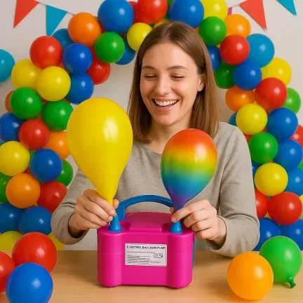 POMPKA ELEKTRYCZNA do balonów 2 wyjścia