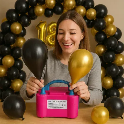 POMPKA ELEKTRYCZNA do balonów 2 wyjścia