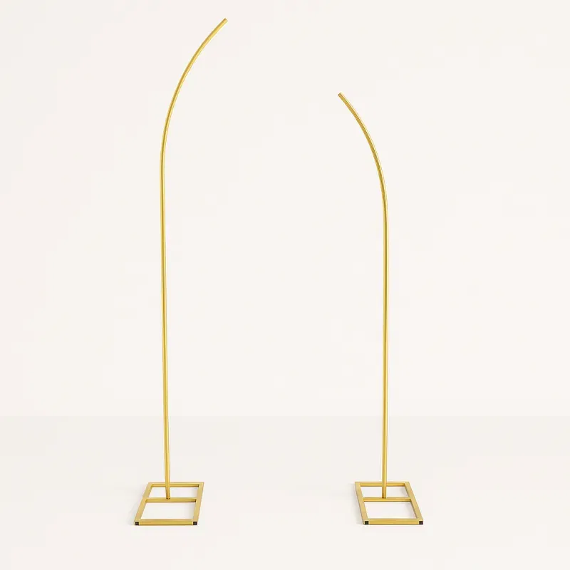 Stojaki metalowe złote ŁUKOWE na balony i dekoracje 2,4m Tło do zdjęć Stojaki metalowe złote ŁUKOWE na balony i dekoracje 2,4m Tło do zdjęć