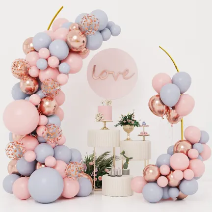 Stojaki metalowe złote ŁUKOWE na balony i dekoracje 2,4m Tło do zdjęć Stojaki metalowe złote ŁUKOWE na balony i dekoracje 2,4m Tło do zdjęć