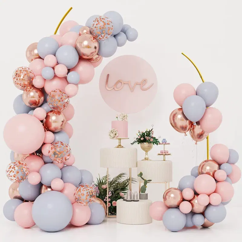 Stojaki metalowe złote ŁUKOWE na balony i dekoracje 2,4m Tło do zdjęć Stojaki metalowe złote ŁUKOWE na balony i dekoracje 2,4m Tło do zdjęć