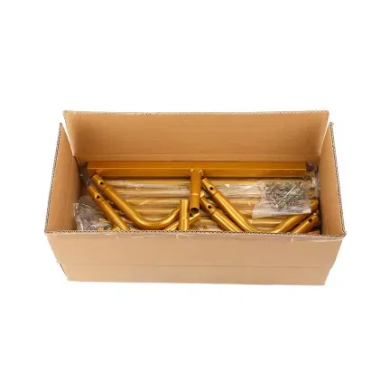 Stojak metalowy złoty HEKSAGON na balony i dekoracje 2m Tło do zdjęć