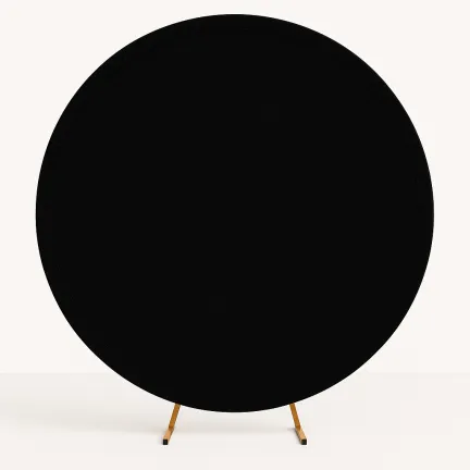 Pokrowiec czarny materiał na Stojak KOŁO na balony 2m Tło do zdjęć