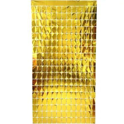KURTYNA dekoracyjna PANELOWA Foliowa Złota Gold 100x200 cm