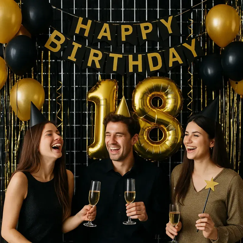 KURTYNA dekoracyjna PANELOWA Foliowa Czarna black 100x200 cm