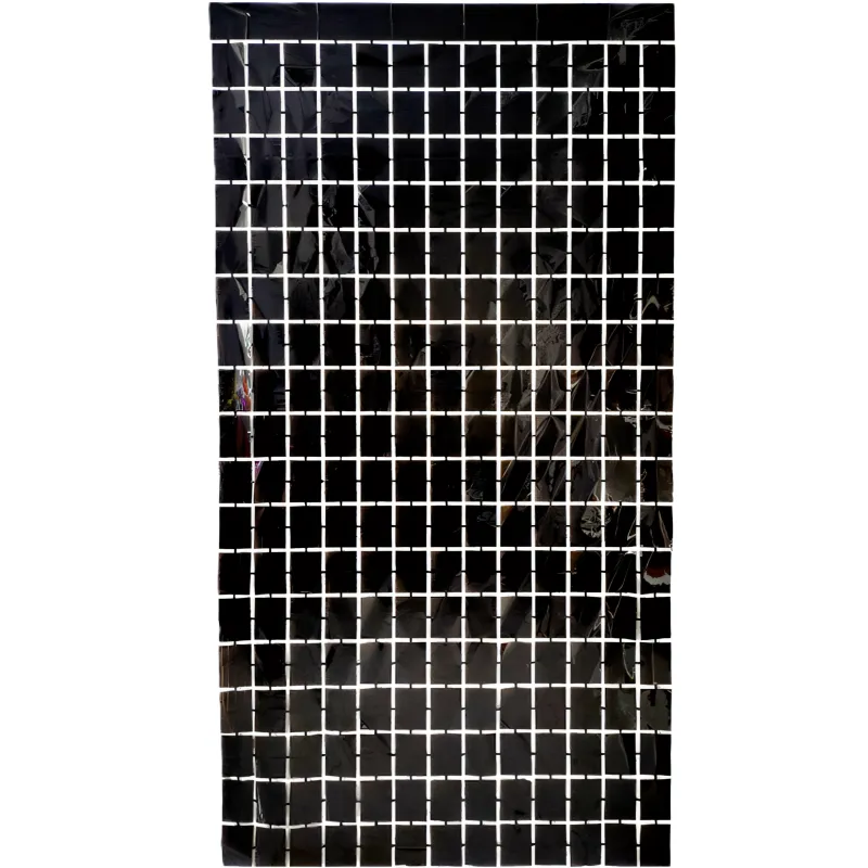 KURTYNA dekoracyjna PANELOWA Foliowa Czarna black 100x200 cm