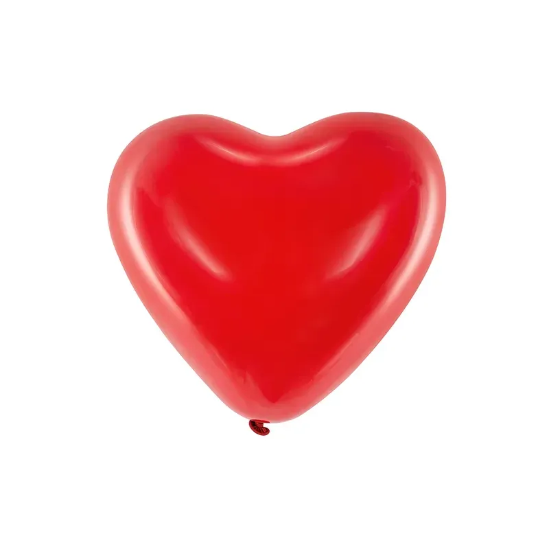 Balony 10'' Serca, Pastel czerwony 1 szt.