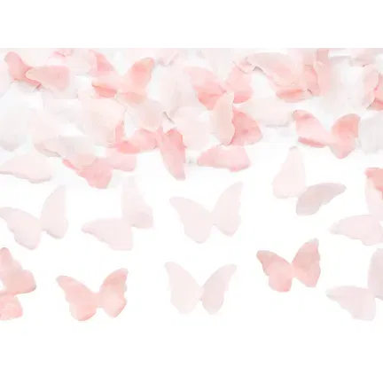 Tuba strzelająca różowymi motylkami 20 cm