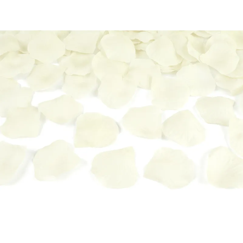 Tuba konfetti z płatkami róż, krem, 60cm Tuba konfetti z płatkami róż, krem, 60cm