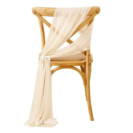 Zasłona DRAPERIA dekoracyjna szyfonowa SZAMPAŃSKA 75 x 600 cm Zasłona DRAPERIA dekoracyjna szyfonowa SZAMPAŃSKA 75 x 600 cm