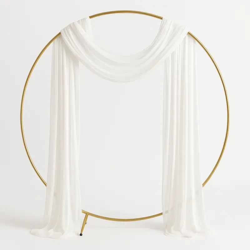 Zasłona DRAPERIA dekoracyjna szyfonowa BIAŁA 75 x 600 cm