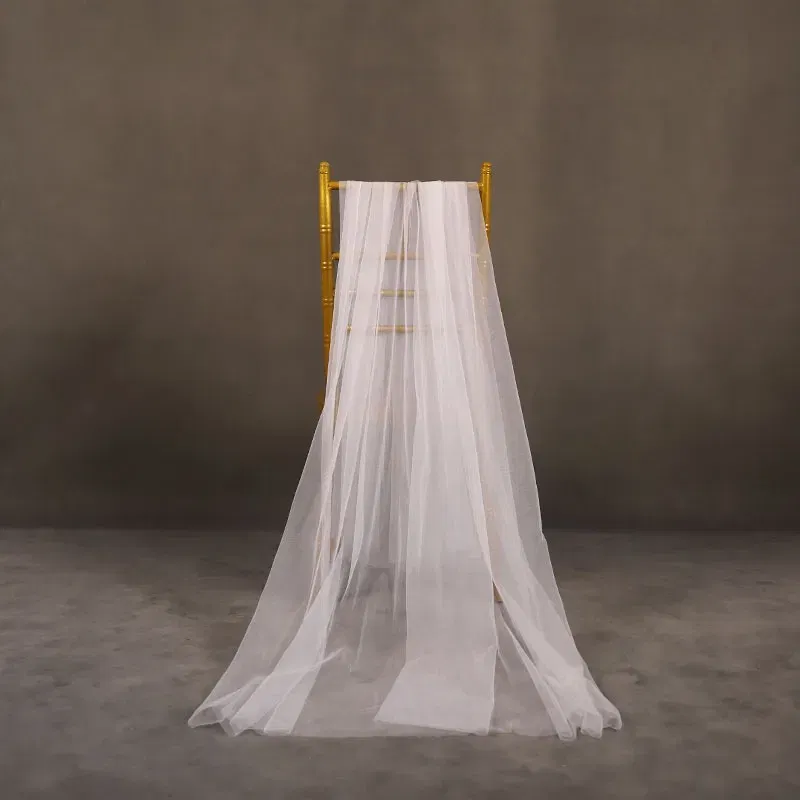 Zasłona DRAPERIA dekoracyjna szyfonowa BIAŁA 75 x 600 cm