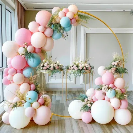 Stojak KOŁO na balony 2m Tło do zdjęć