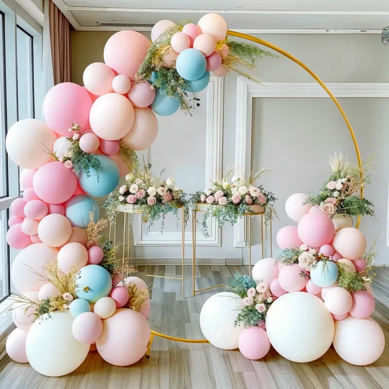 Stojak KOŁO na balony 2m Tło do zdjęć