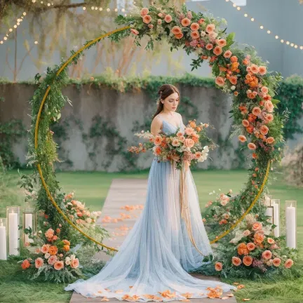 Stojak KOŁO na balony 2m Tło do zdjęć