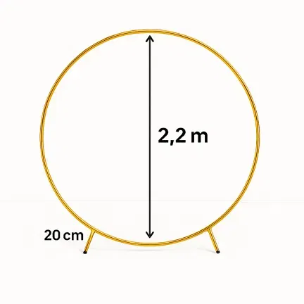 Stojak KOŁO na balony 2m Tło do zdjęć