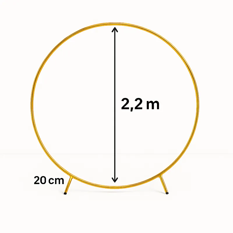 Stojak KOŁO na balony 2m Tło do zdjęć