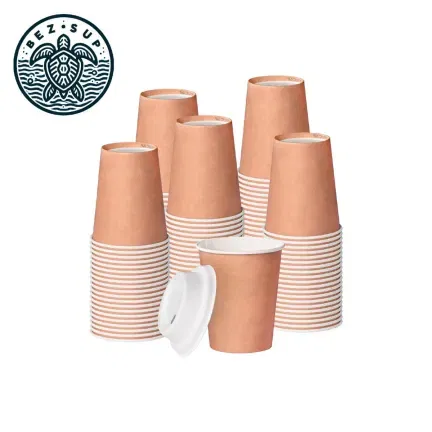 Kubek papierowy PLASTIC FREE Kraft 250ml 50 szt. Kubek papierowy PLASTIC FREE Kraft 250ml 50 szt.