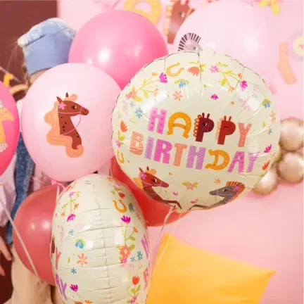 Balony Koniki 12 cali 6 szt. zestaw