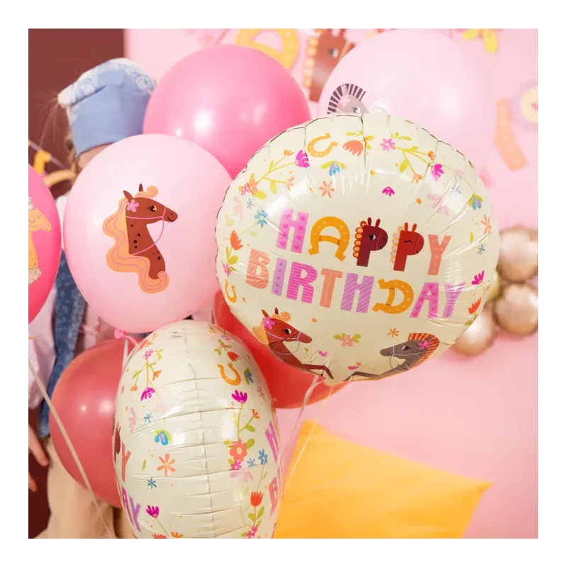 Balony Koniki 12 cali 6 szt. zestaw