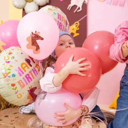 Balony Koniki 12 cali 6 szt. zestaw