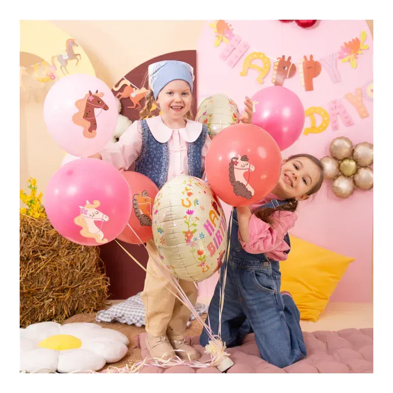 Balony Koniki 12 cali 6 szt. zestaw