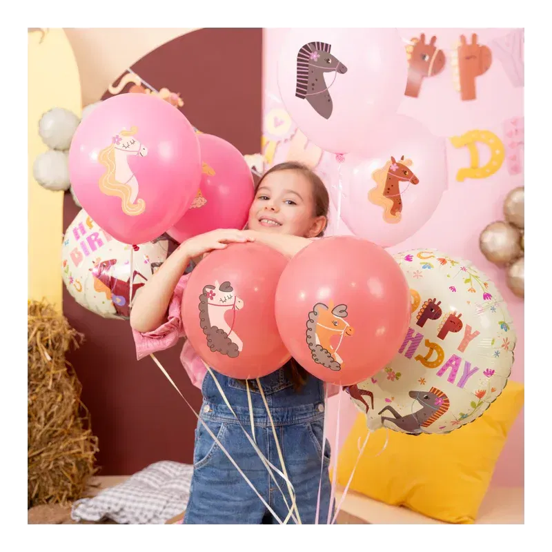 Balony Koniki 12 cali 6 szt. zestaw