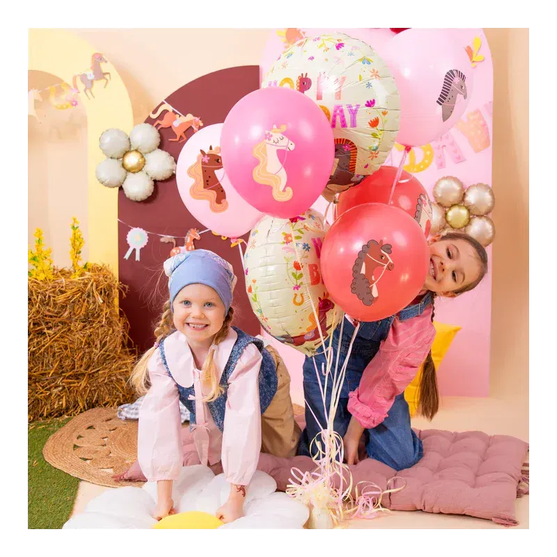 Balony Koniki 12 cali 6 szt. zestaw