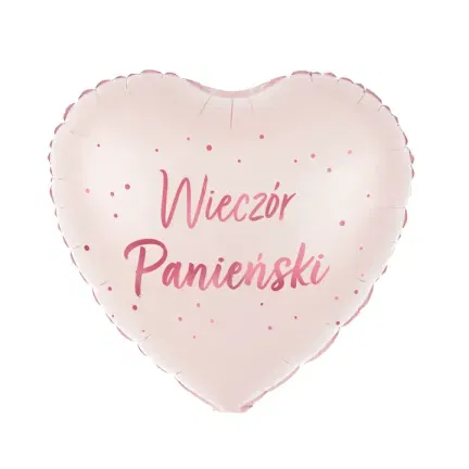 Balon foliowy Serce Wieczór Panieński 18 cali