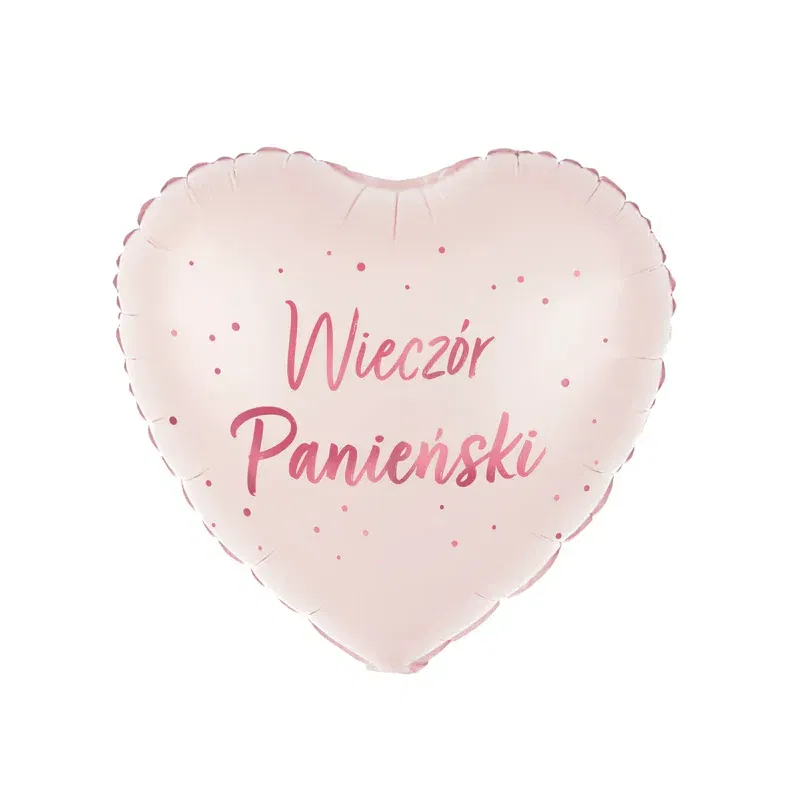 Balon foliowy Serce Wieczór Panieński 18 cali