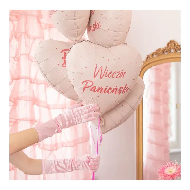 Balon foliowy Serce Wieczór Panieński 18 cali Balon foliowy Serce Wieczór Panieński 18 cali