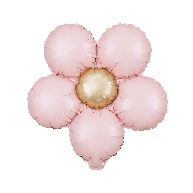 Balon foliowy Kwiat różowy matowy 45cm 3szt. Balon foliowy Kwiat różowy matowy 45cm 3szt.
